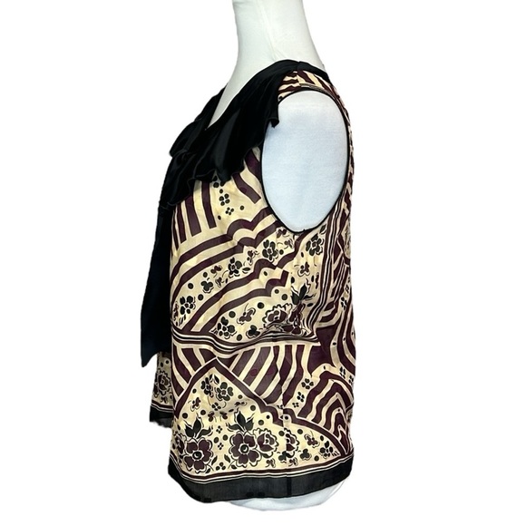 Anna Sui Silk Tie Neck Blouse - Picture 3 of 6